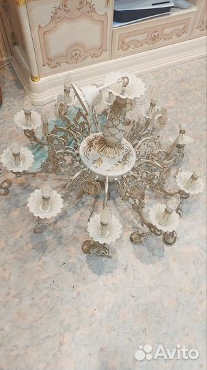 Люстра потолочная бу