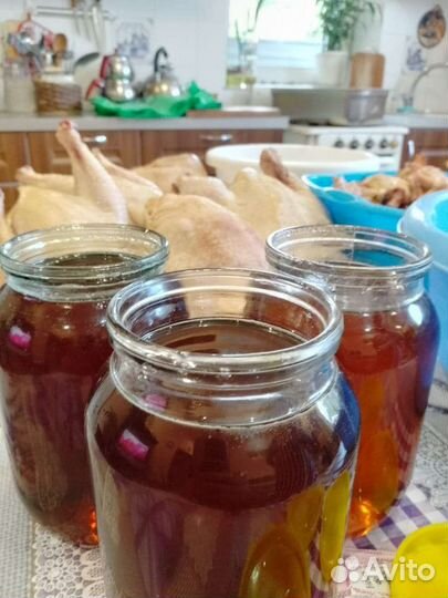 Продам домашнее мясо птиц, и мёд