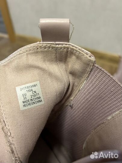 Сапоги zara 33 осень весна