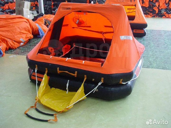 Плот спасательный надув. псня-4-6-8-10-12 рко/ррр