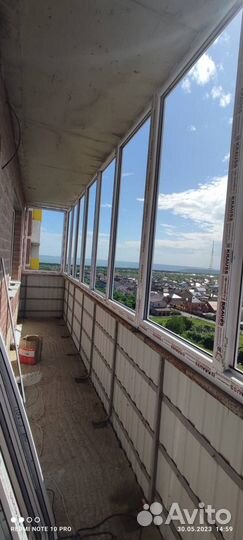 Остекление балконов и лоджий под ключ