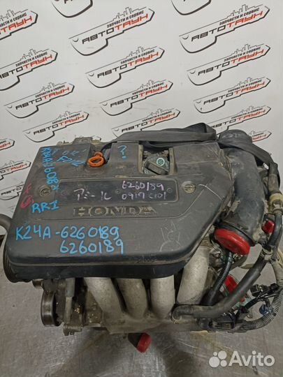 Двигатель honda K24A elysion RR1 RR2 EGR 2WD 4WD 11000PZD800 F2152-6260189