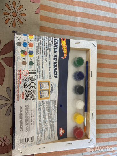 Краски с рисунком новые
