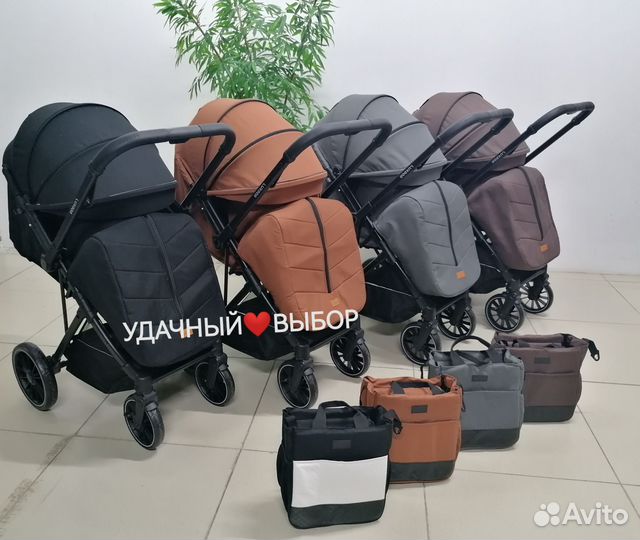 Новая коляска Luxmom H2 с перекидной ручкой