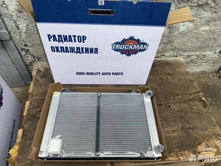 Радиатор охлаждения Газель-Бизнес паяный алюминий