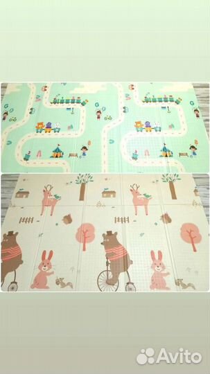 Коврик игровой складной. Термоковрик для ползания