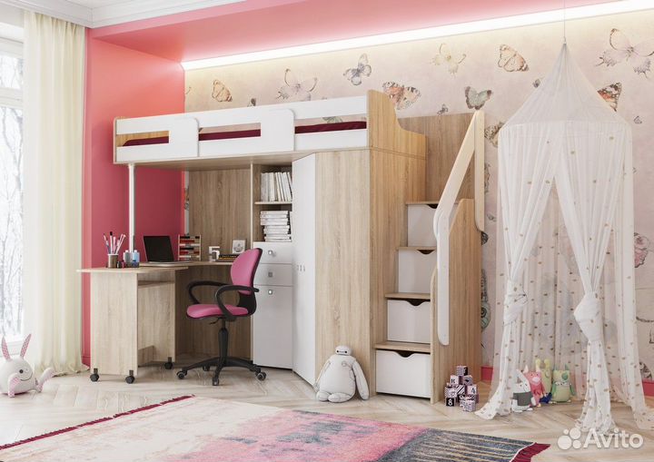 Кровать-чердак «мийа А»