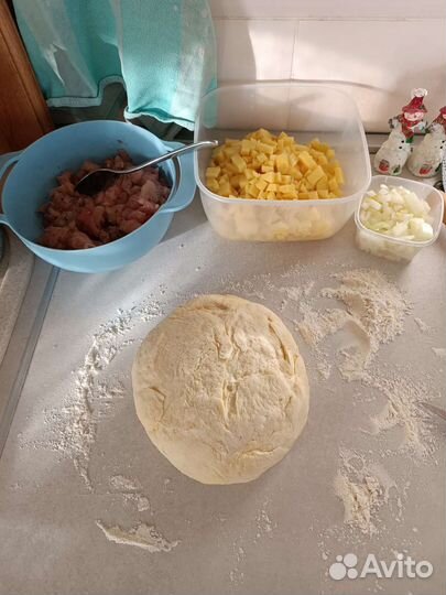 Курник, пирог, пицца