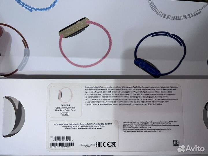 Часы apple watch 6 40 mm