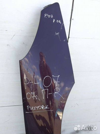 Крыло переднее правое Peugeot 407 2007