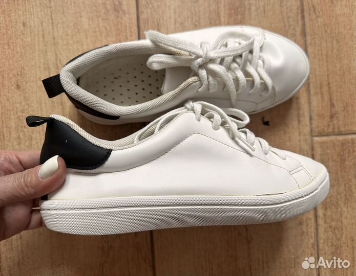 Белые кеды H&m 38