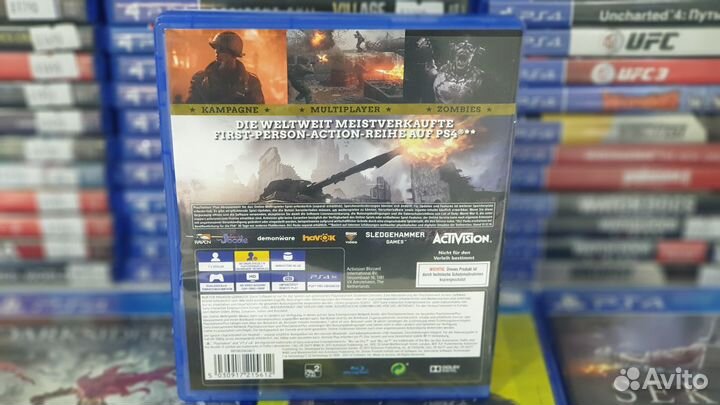 Диск PS4 Call of Duty wwii / Английский язык