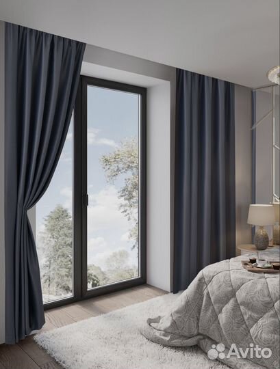 Шторы блэкаут комплект 2шт новые