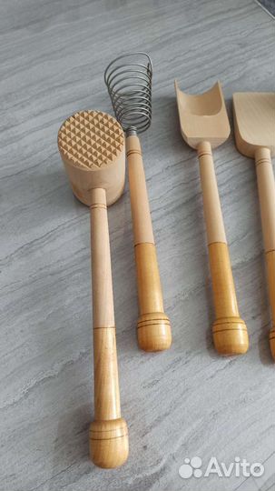 Набор деревянных лопаток