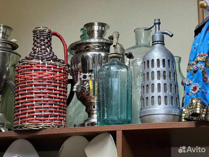 Старинные бутылки, пузырьки