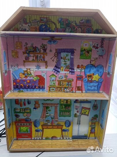 Домик кукольный одежда на магнитах