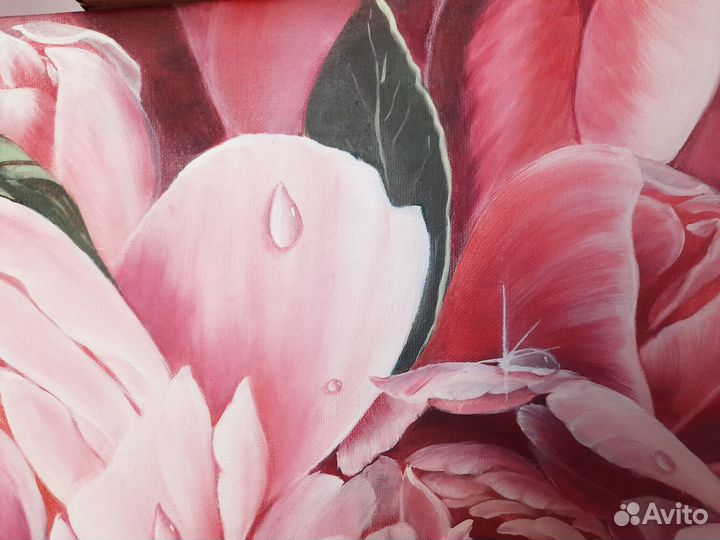 Большая интерьерная картина маслом 