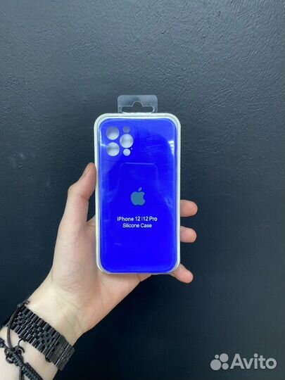Чехол на айфон с защитой камеры iPhone 12/12Pro
