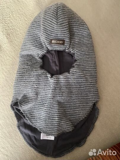 Шапка шлем для мальчика 52 54