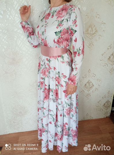 Нарядное мусульманское платье