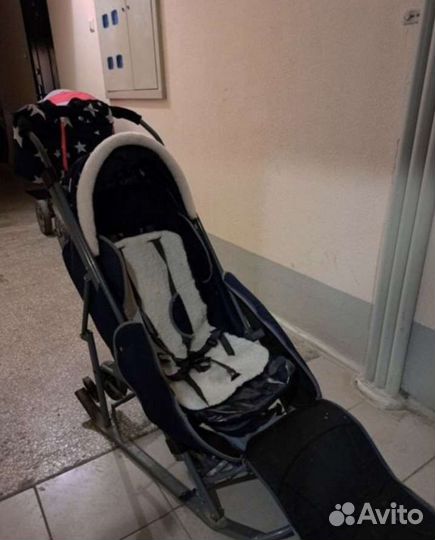 Коляска санки