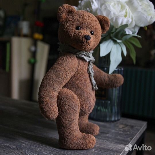 Советский плюшевый мишка тедди ручной работы