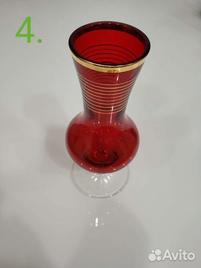 Хрусталь красный СССР