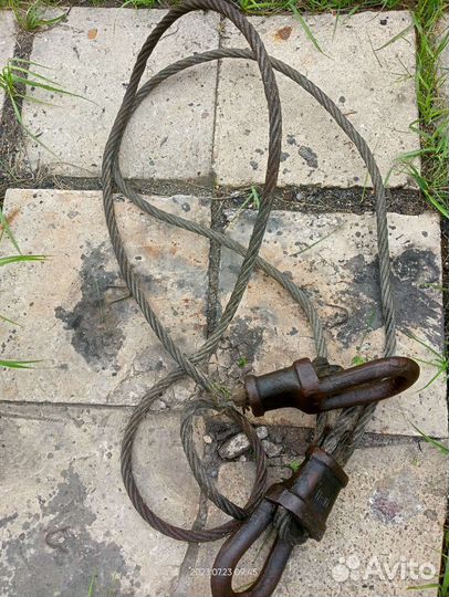 Трос танковый буксировочный