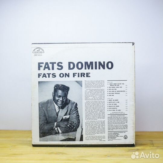 Винил Fats Domino - Fats On Fire 1964 EX/VG