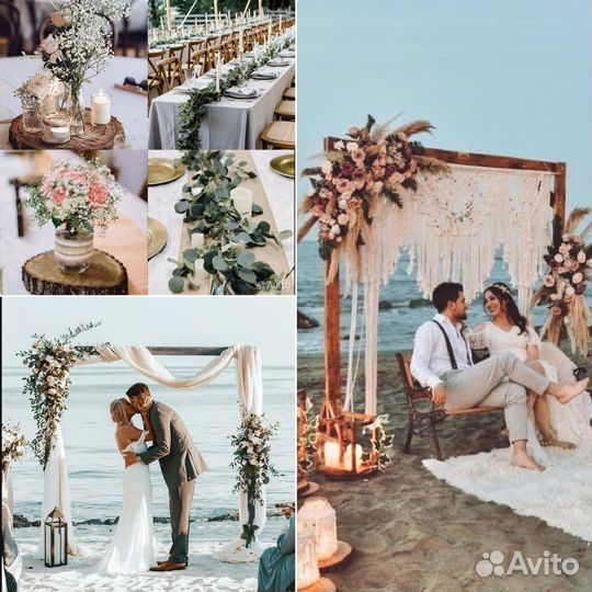 Оформление свадьбы фотозона