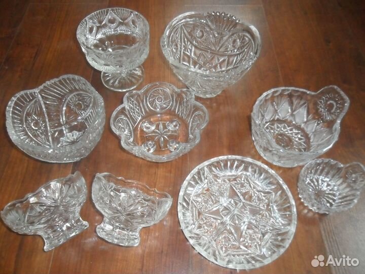 Ваза хрустальная