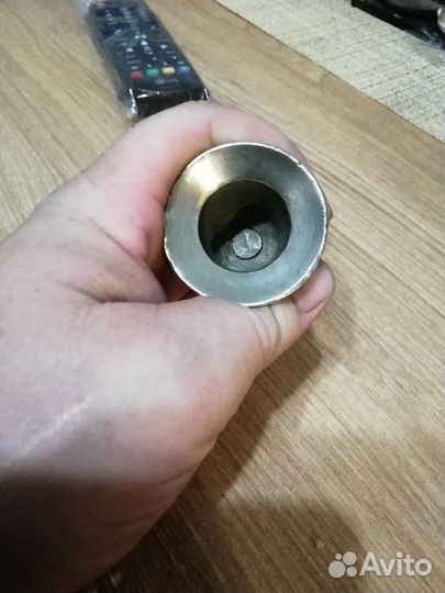 Старинный бронзовый подсвечник