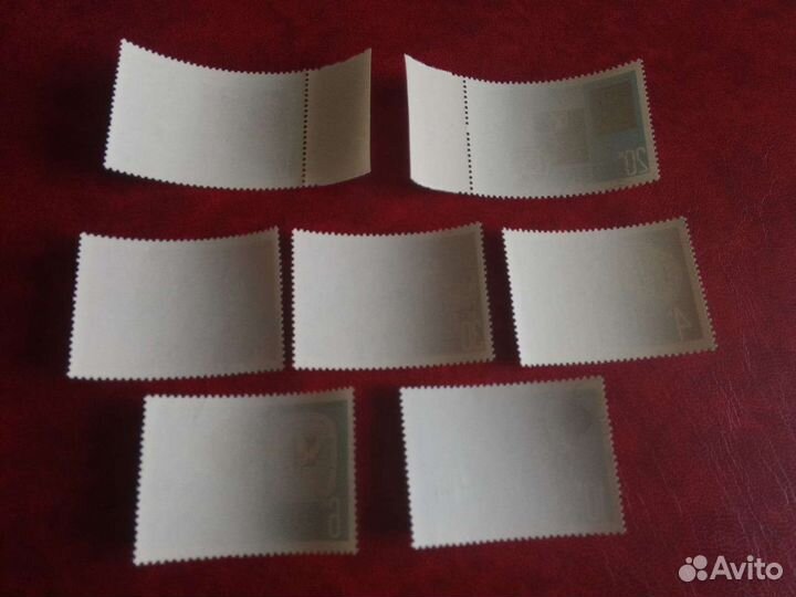 1968 г, серия марок