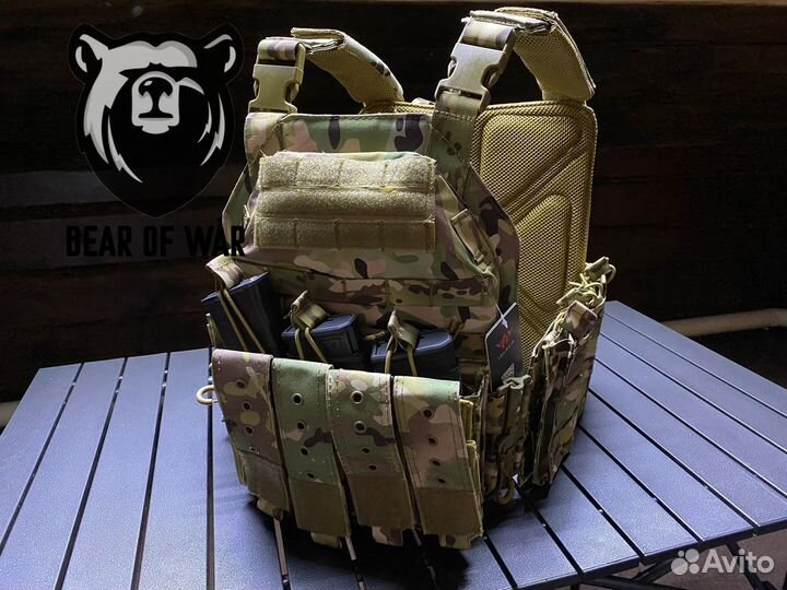 Плитник с подсумками (олива и песочный)