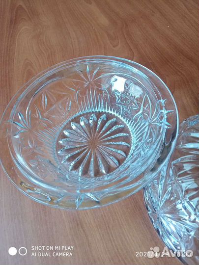 Хрусталь -Вазочки для конфет и варенья из СССР