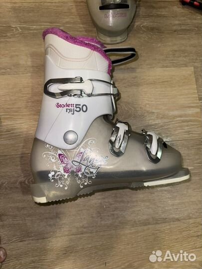 Горные лыжи детские 110 комплект