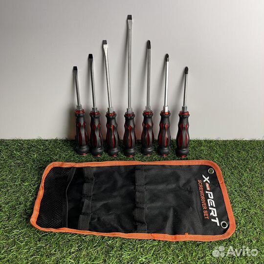 Ударные отвертки в чехле (набор из 7 штук)