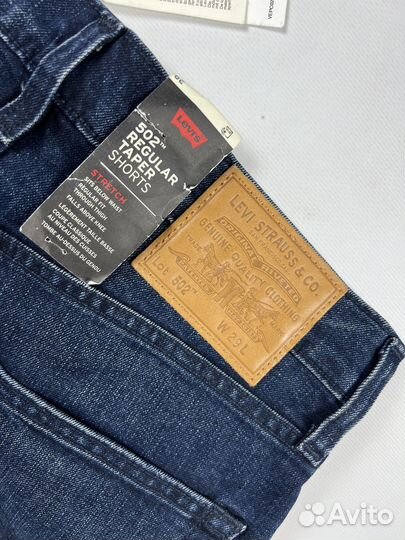 Levi's levis 502 джинсовые шорты