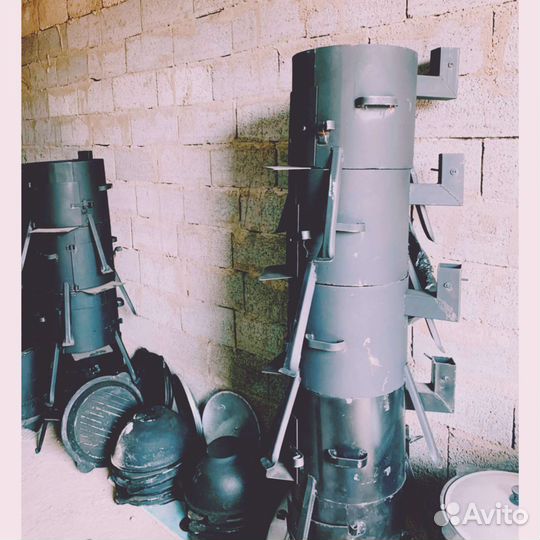 Мангалы казаны печи