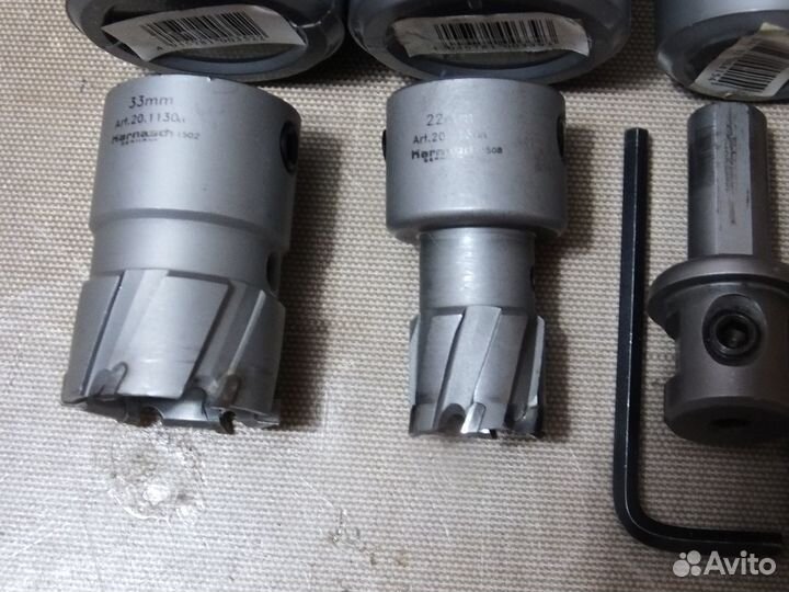 Корончатые сверла 22 и 33 мм по металлу