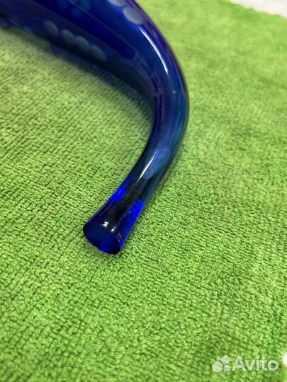 Рог изобилия. Синее и красное стекло. СССР