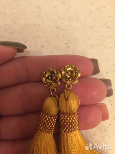 Серьги-кисти
