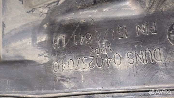 Защита арок (подкрылок) левая передняя Hummer H2