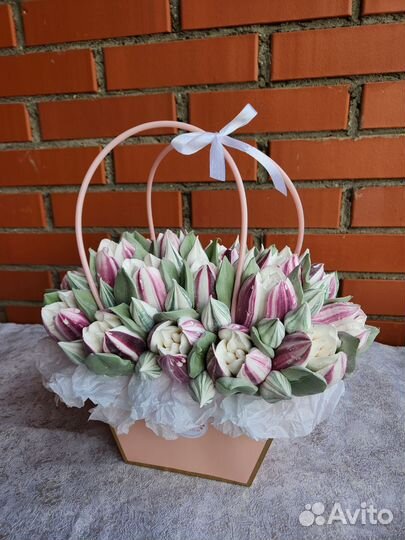 Зефирные тюльпаны