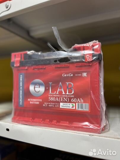 Аккумулятор E-LAB 60 прямой полярности