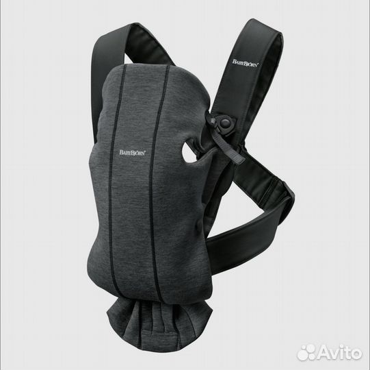 BabyBjorn Эрго-рюкзак Mini Cotton Jersey кенгуру