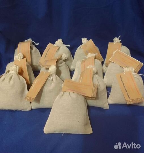 Мешочки с травами для свечей.заварка чая