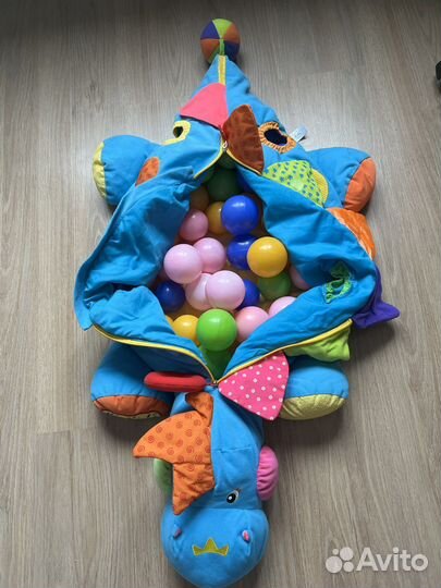 Игрушка бегемот детский развивающий центр boss