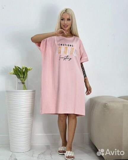 Туника женская 56-66р хлопок