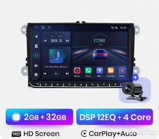 Сенсорная магнитола Volkswagen Junsun V1 pro